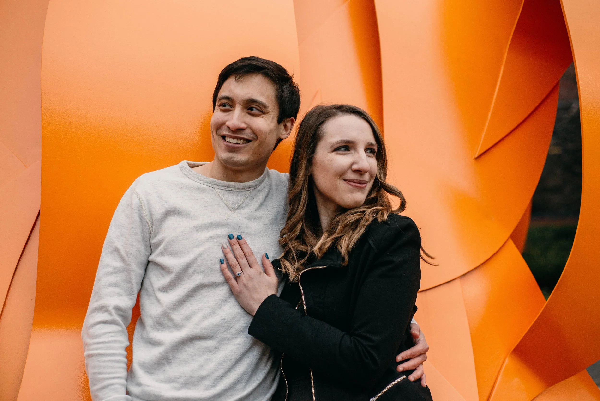 engagement session pittsburgh north shore