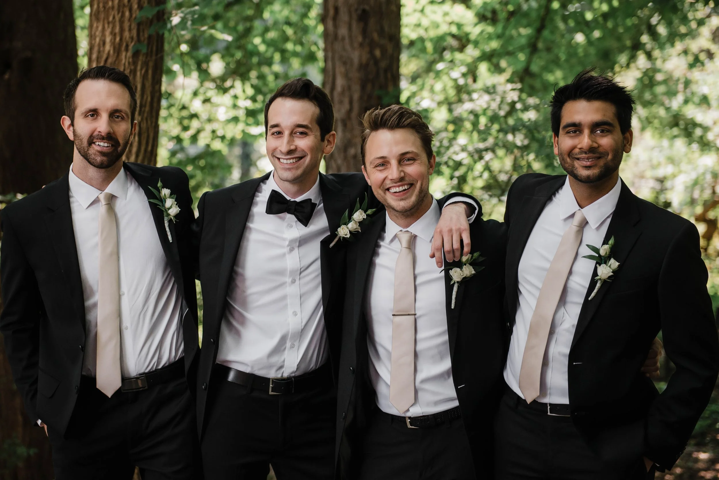 Groomsmen portrait at The Hyeholde