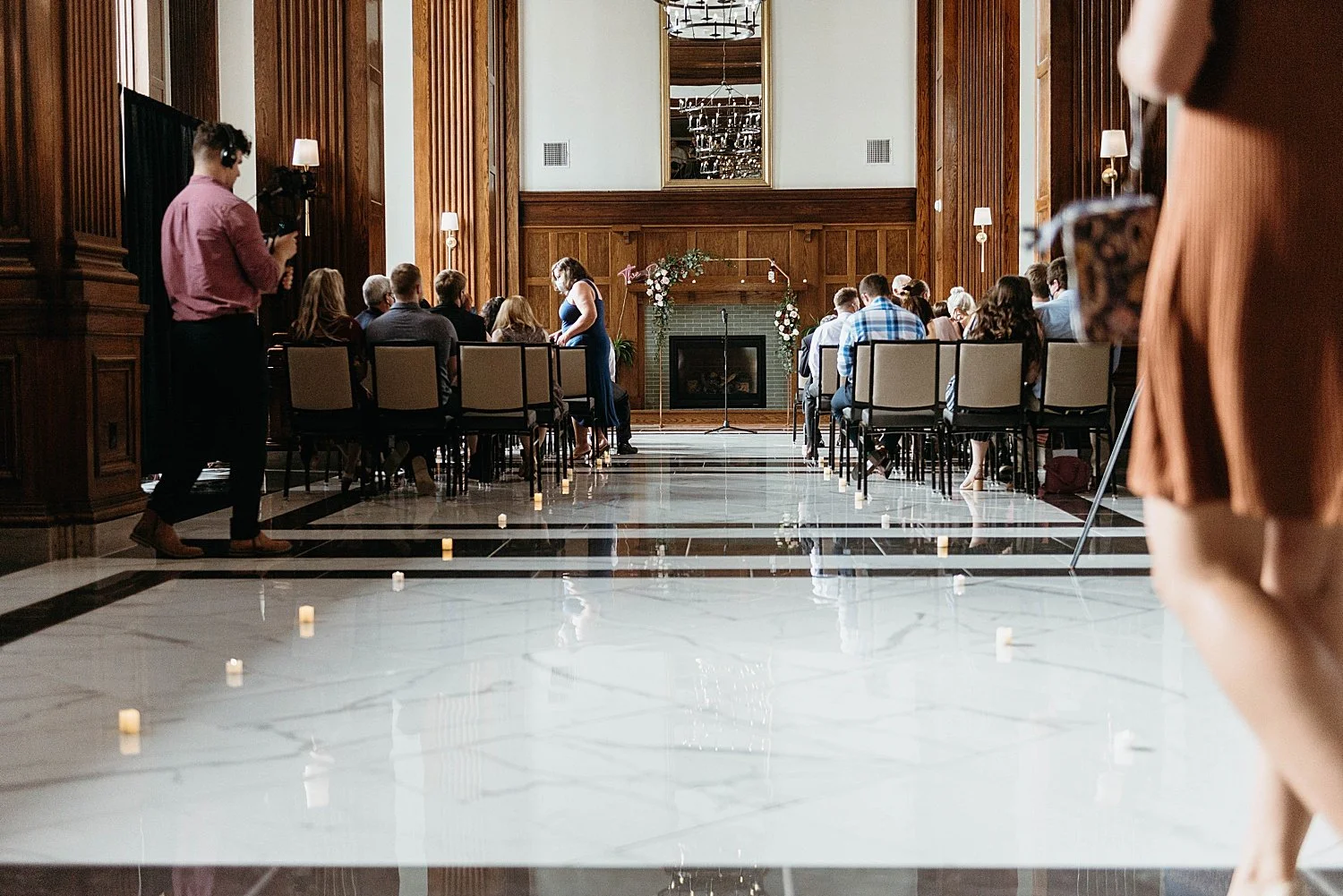 The view as you walk in to the ceremony at Hotel Morgan