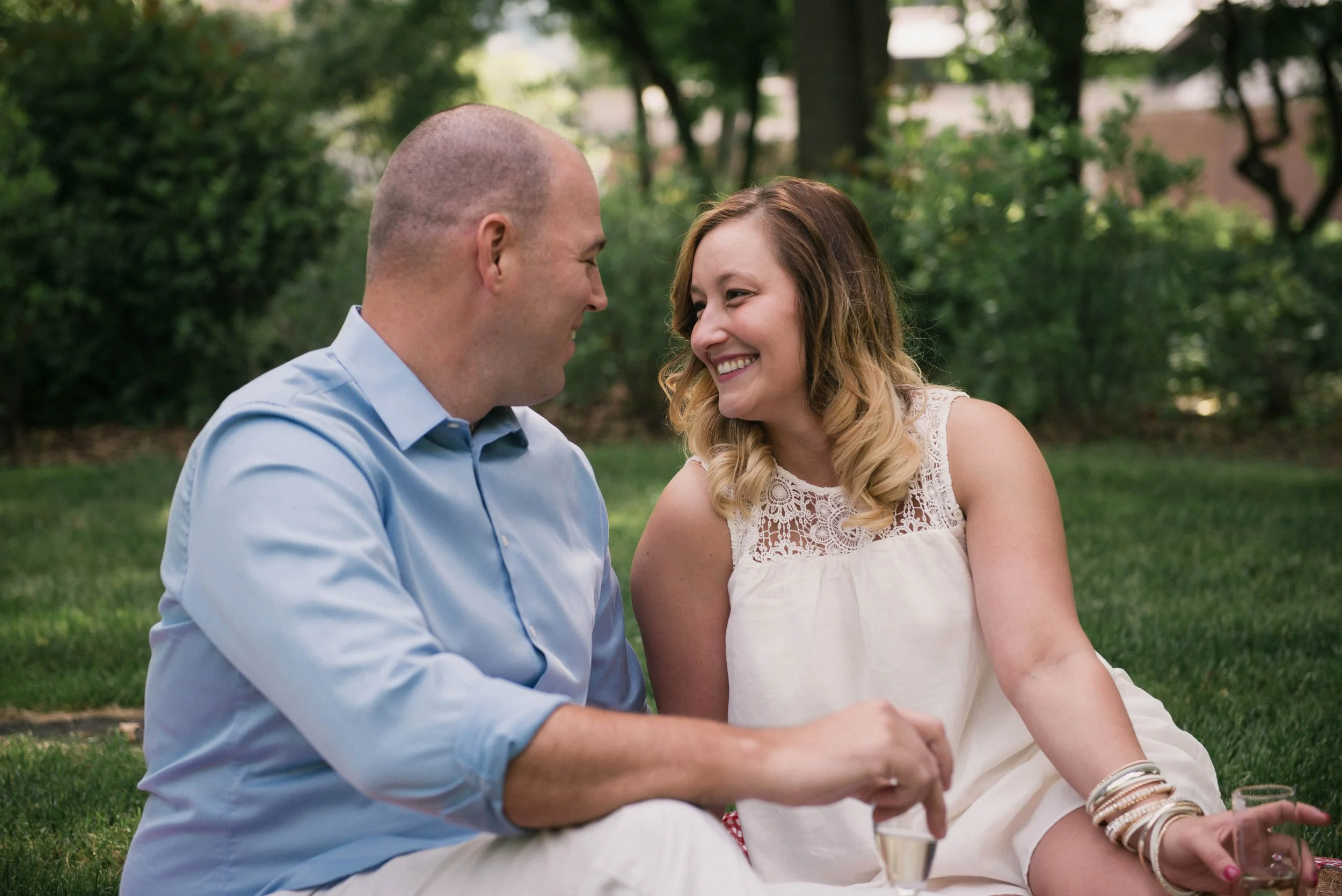 engagement session north shore picnic