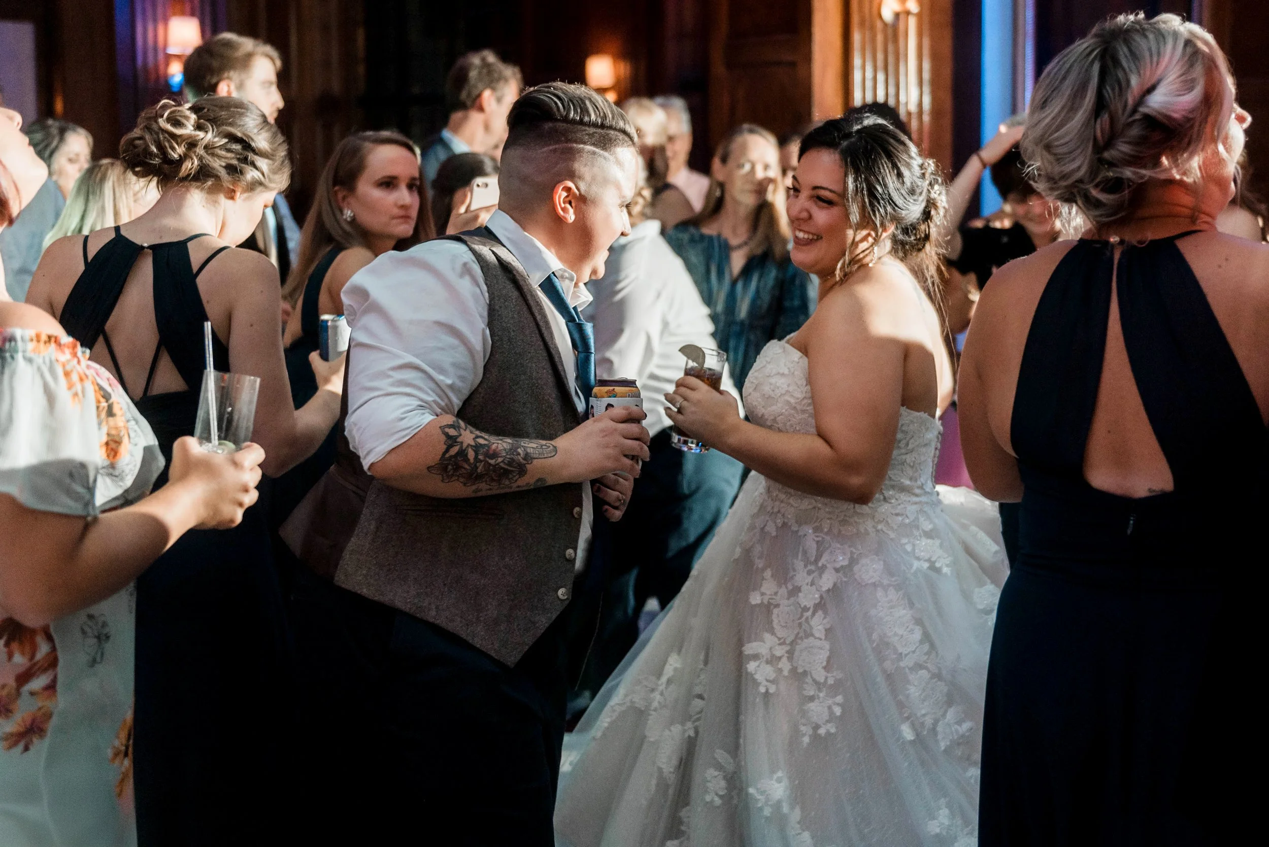 Trans LGBTQ+ wedding at Hotel Monaco
