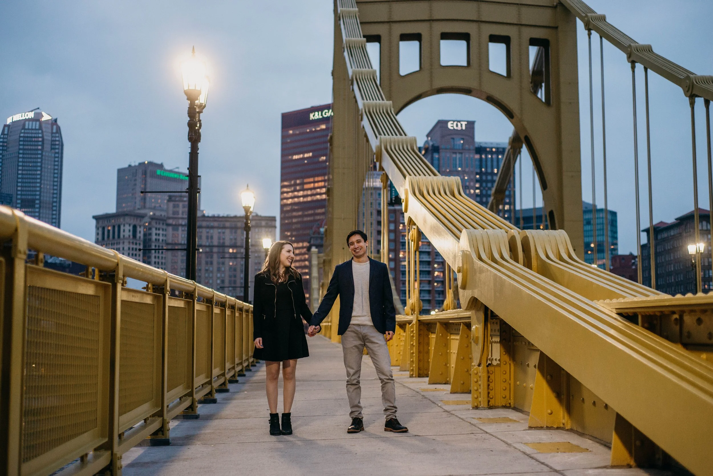 engagement session pittsburgh north shore
