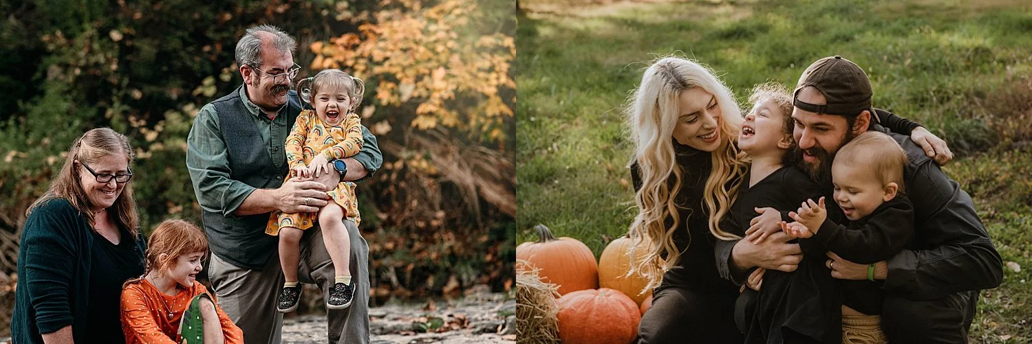family portraits in the fall, mini sessions 2025, near Brownsville, PA