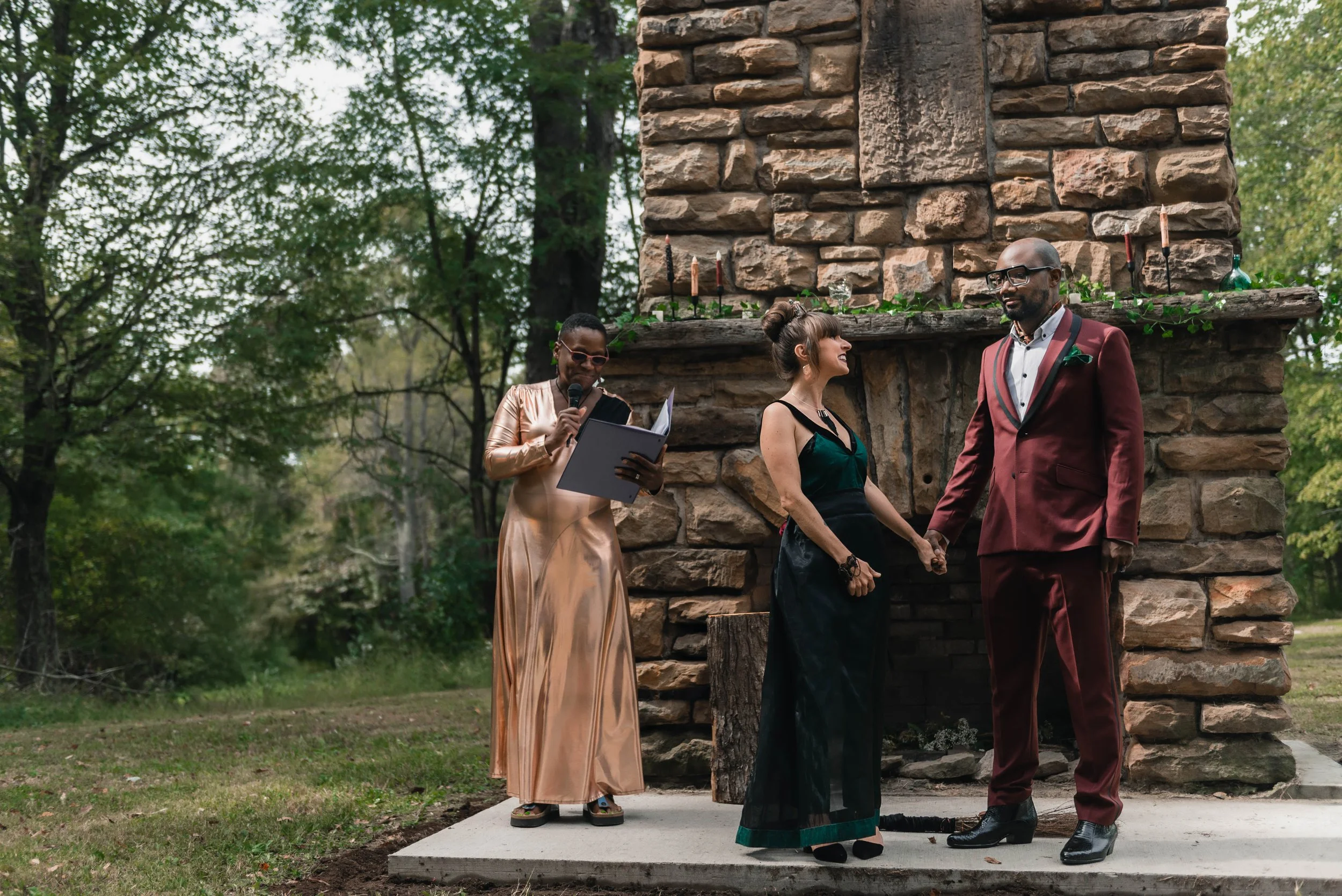Black elopement at Raccoon Creek State Park