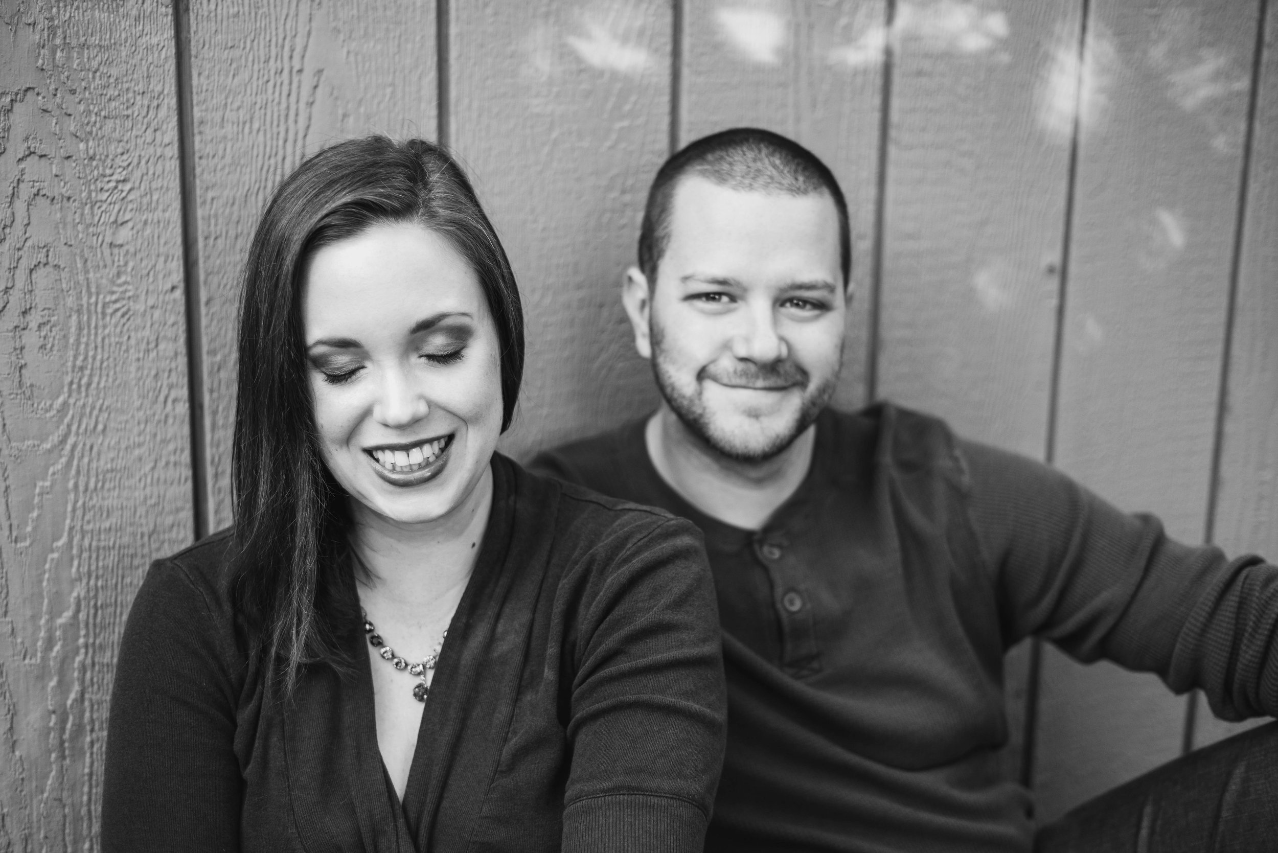 engagement session at home