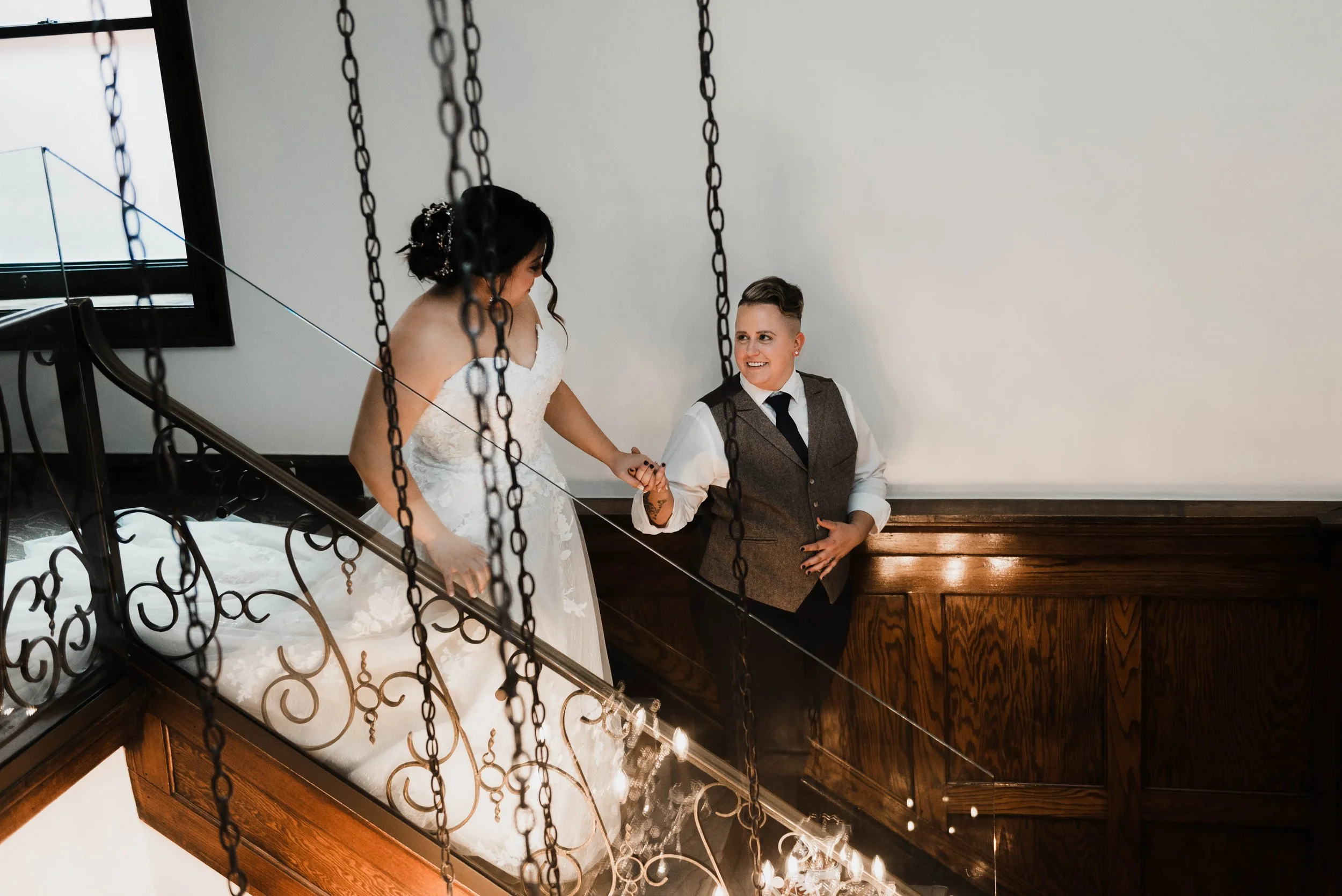 Trans LGBTQ+ wedding at Hotel Monaco