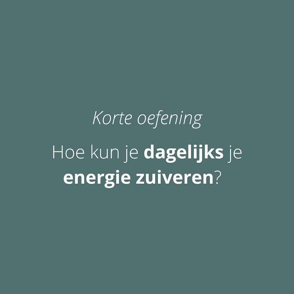 Na een drukke werkdag of als je de dag start is het heel fijn om je energie te zuiveren. 

Met deze korte oefening laat je negatieve energie los en houdt je jouw innerlijke zelf schoon.
.
.
.
.
.
.
.
.
.
.
#energie #zuiveren #bestaansrecht #bewustzij