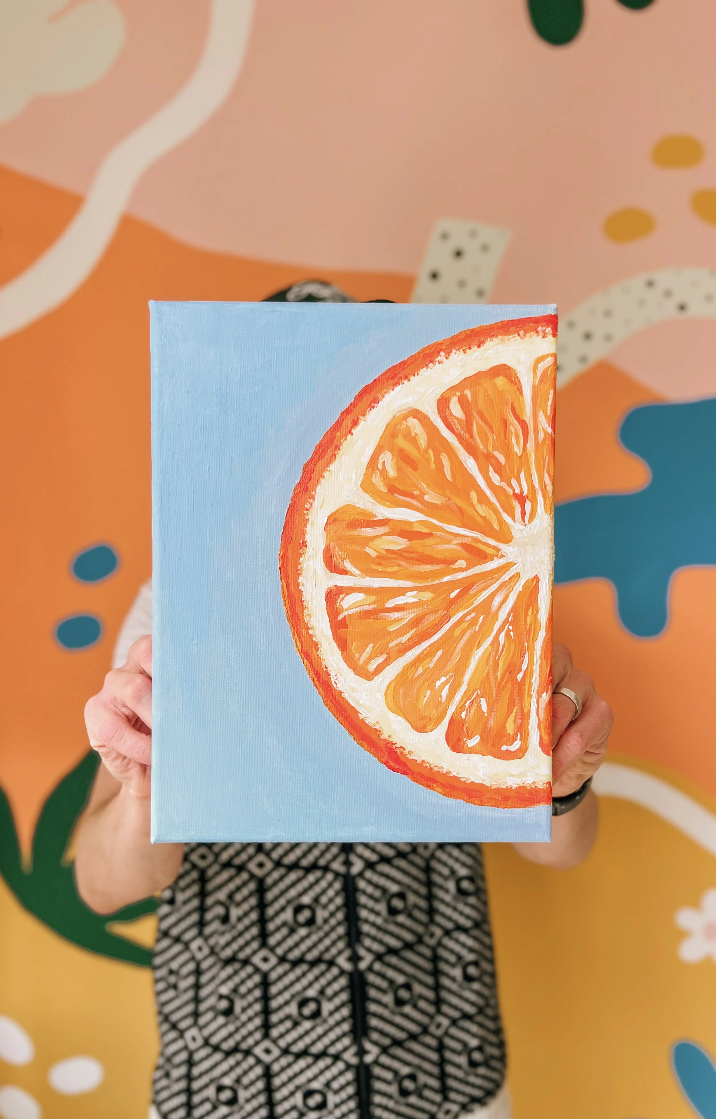 Fruit Slice Canvas - Children's Workshop (Monday 6th April | 12pm to 1:30pm)
