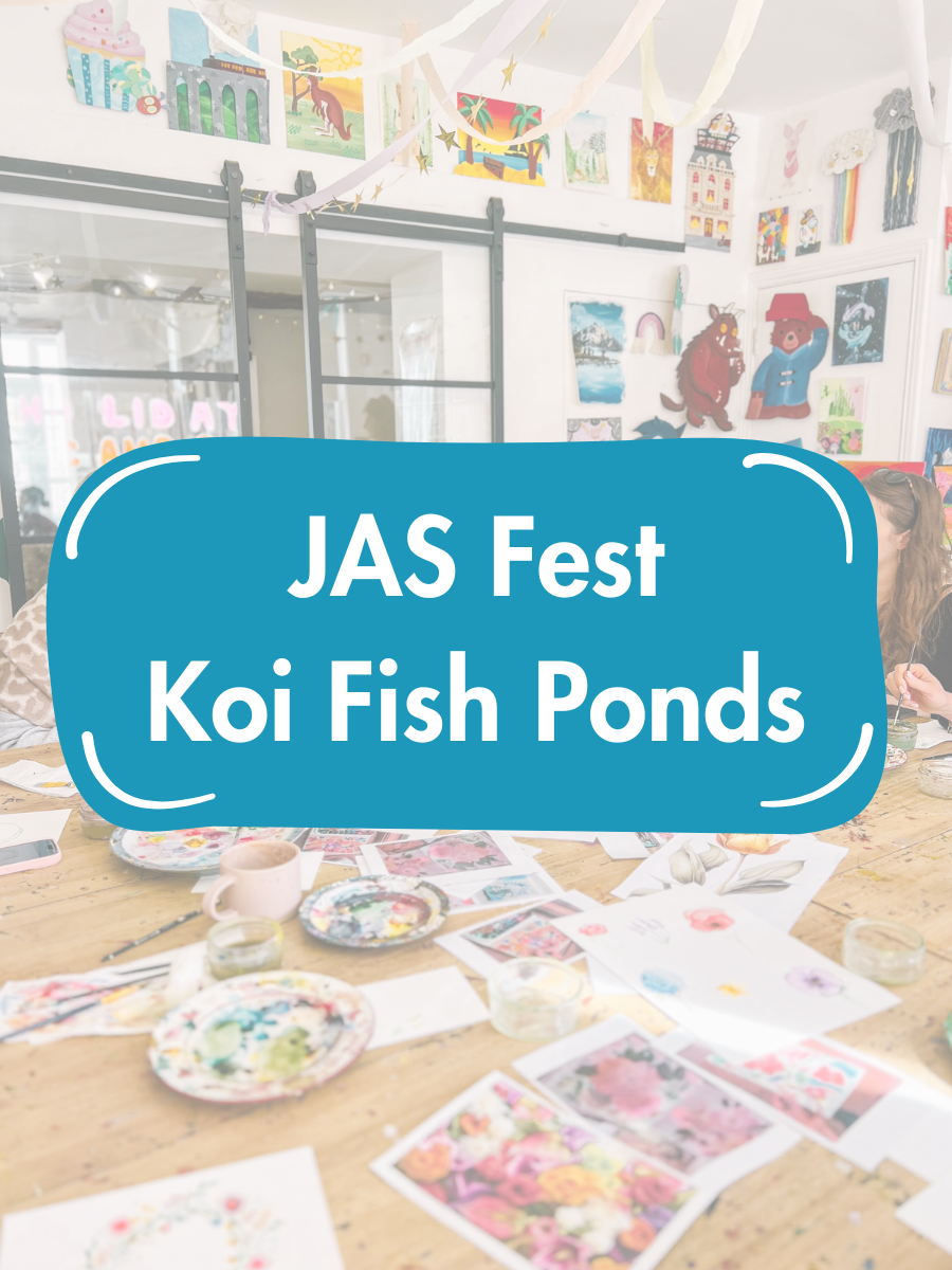 Mini Koi Fish Ponds - Jessie's Art Fest - Saturday 31st October | 2pm – 2:45pm
