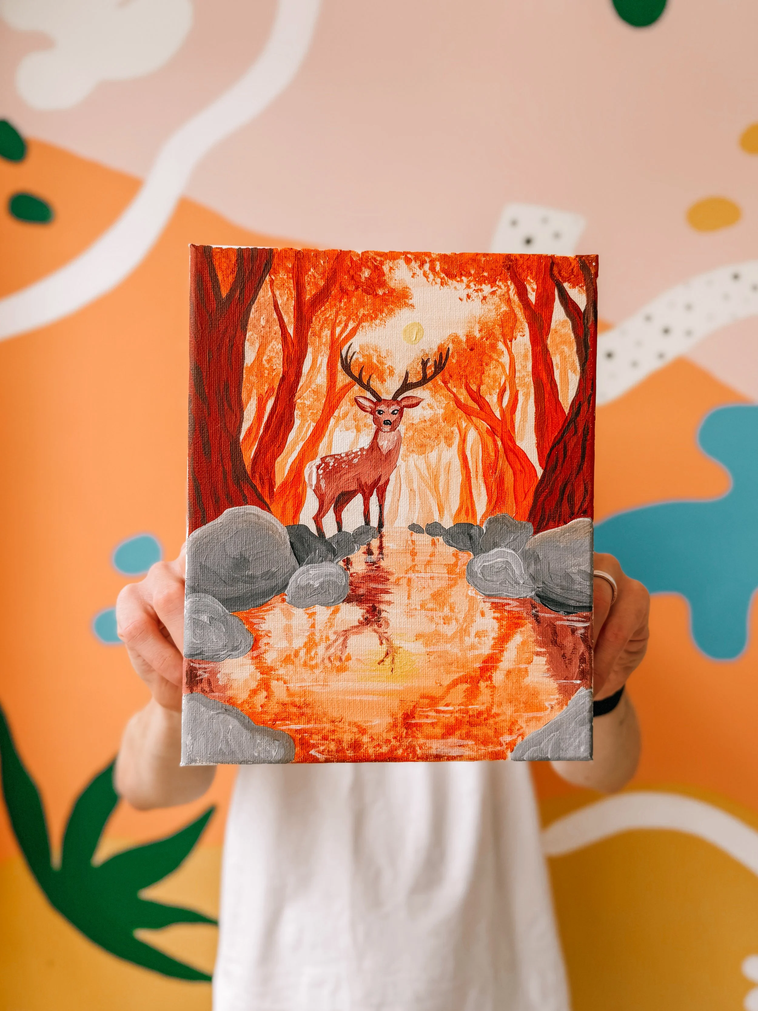 Autumnal Paint Along (Parent & Child) - Jessie's Art Fest - Saturday 31st October | 12pm – 12:45pm