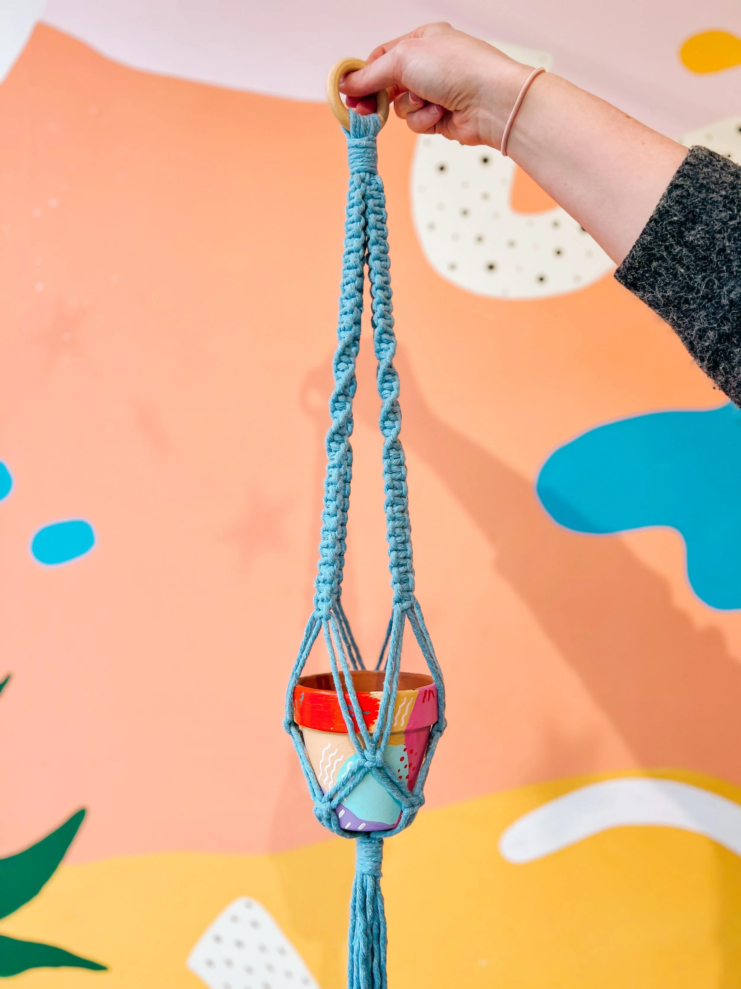 Plant Hanger & Plant Pot Painting - Children's & Adult Workshop (Saturday 4th April | 1pm to 4:30pm)