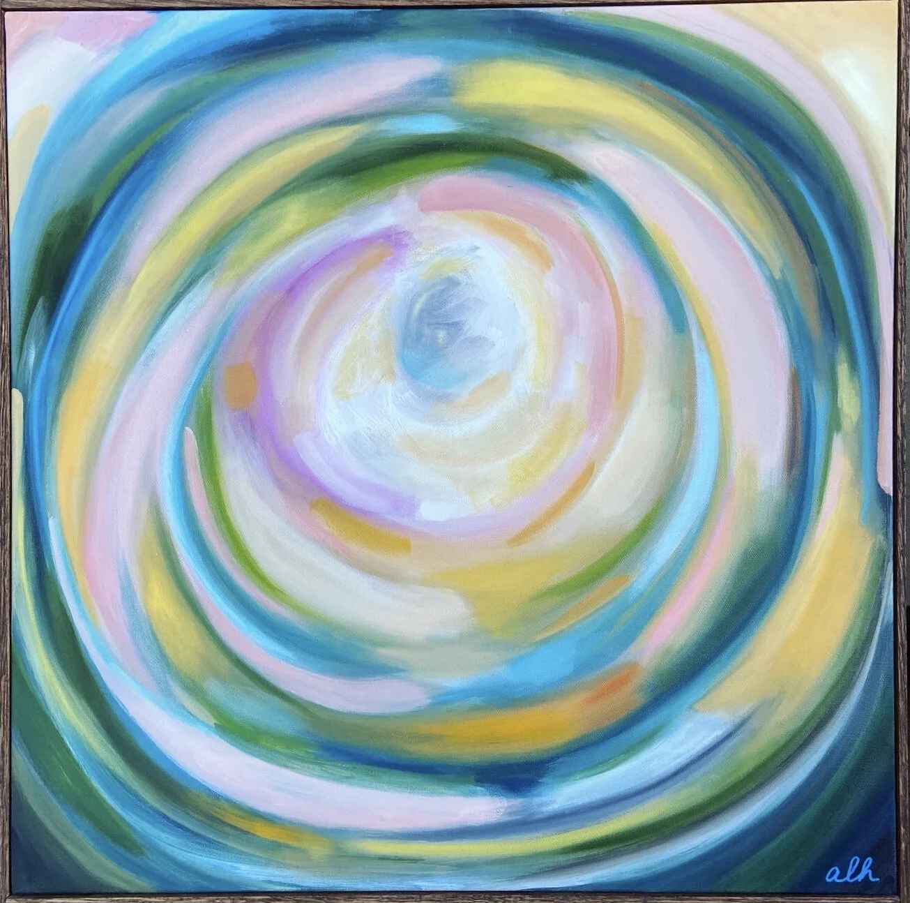 Serene Tunnel of Happiness 
 24x24” - Oil on canvas, framed