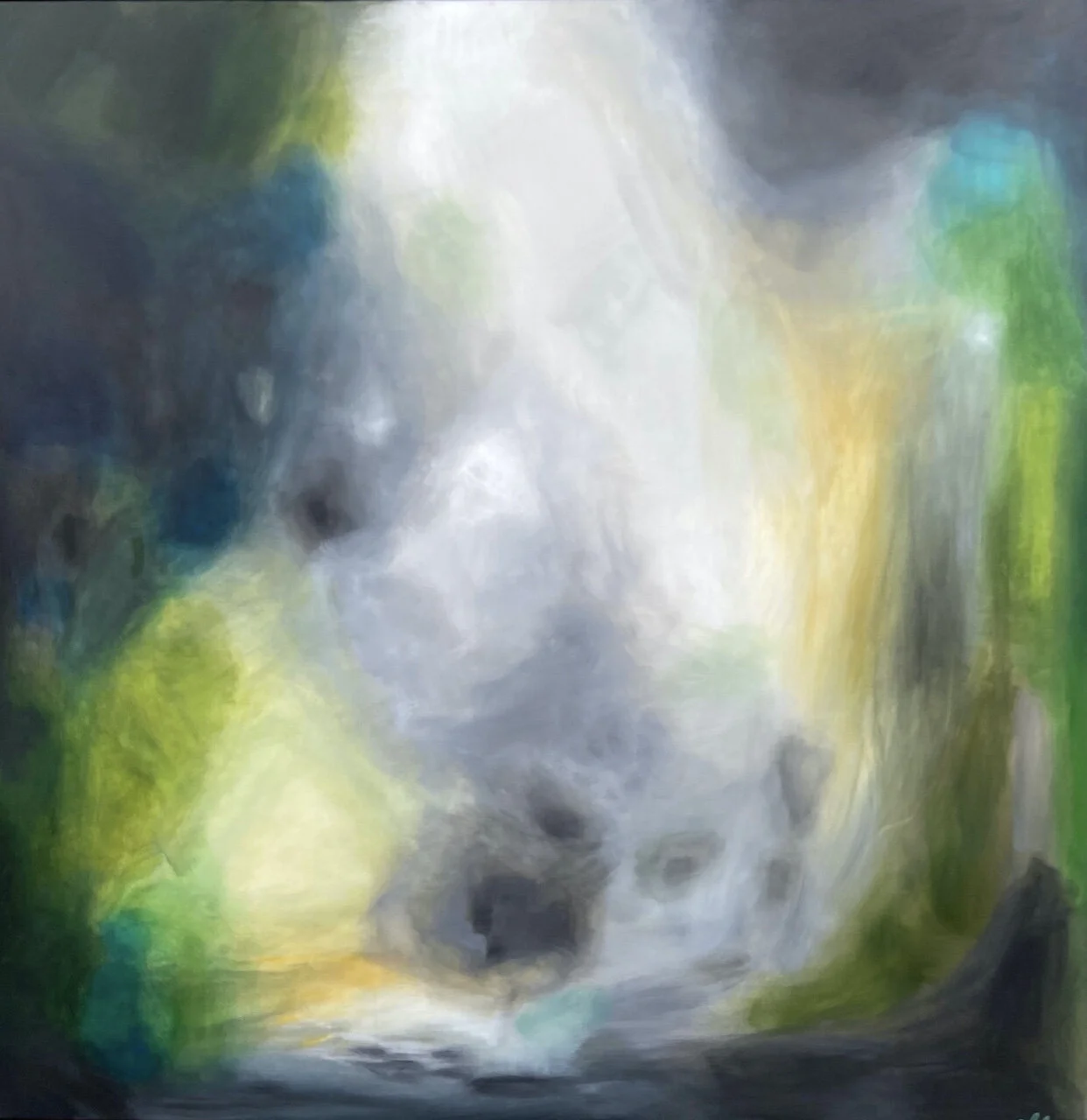 Praying Mantis 
 48x48” - Acrylic on canvas, framed