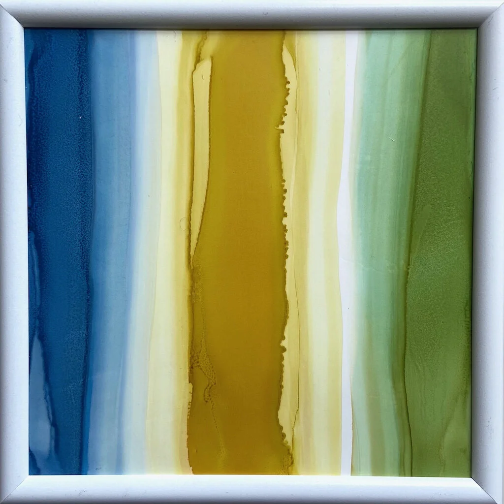 Andrea Hitpas Alcohol Ink Painting Alright Alright Alright on Yupo Paper