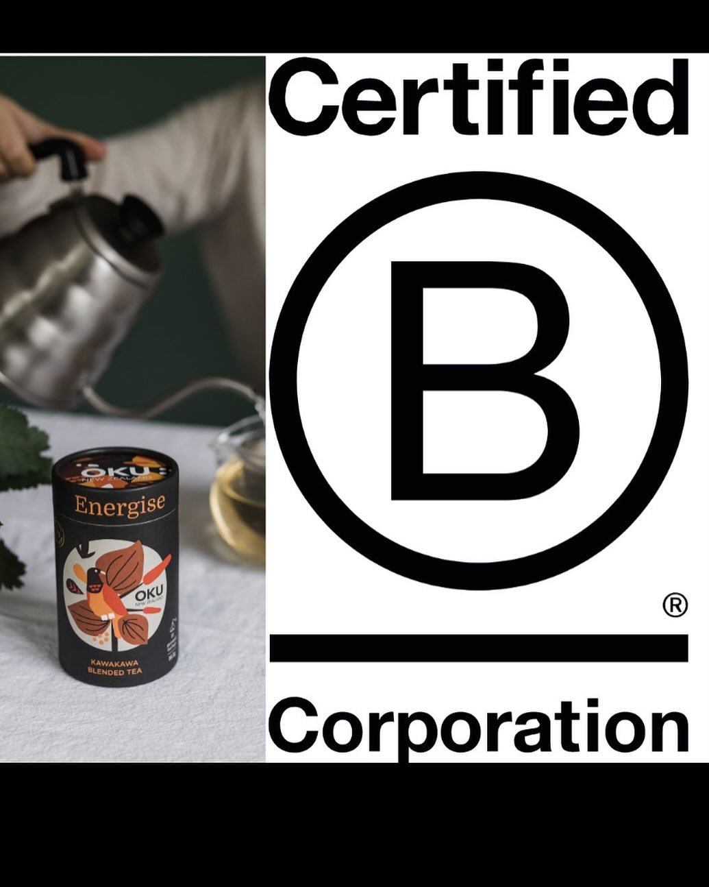 How having Mātauranga Māori principles at the heart of ŌKU helped us to gain B Corp Certification:

We are happy to announce that ŌKU has received confirmation of our B Corp Certification, not an easy process as those of us who have reached the stand