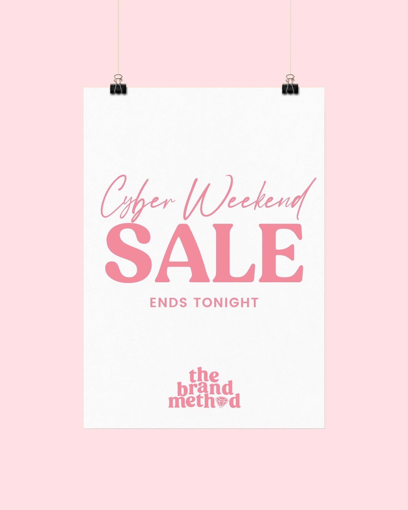 ​🌟 SALON OWNERS 🌟
As the clock ticks down on our Black Friday Salon Marketing Tools &amp; Templates Sale, we wanted to send a reminder to your inbox. OUR SALE ENDS AT MIDNIGHT!
You have mere hours left to seize our exclusive offers!!!
​
​This is yo