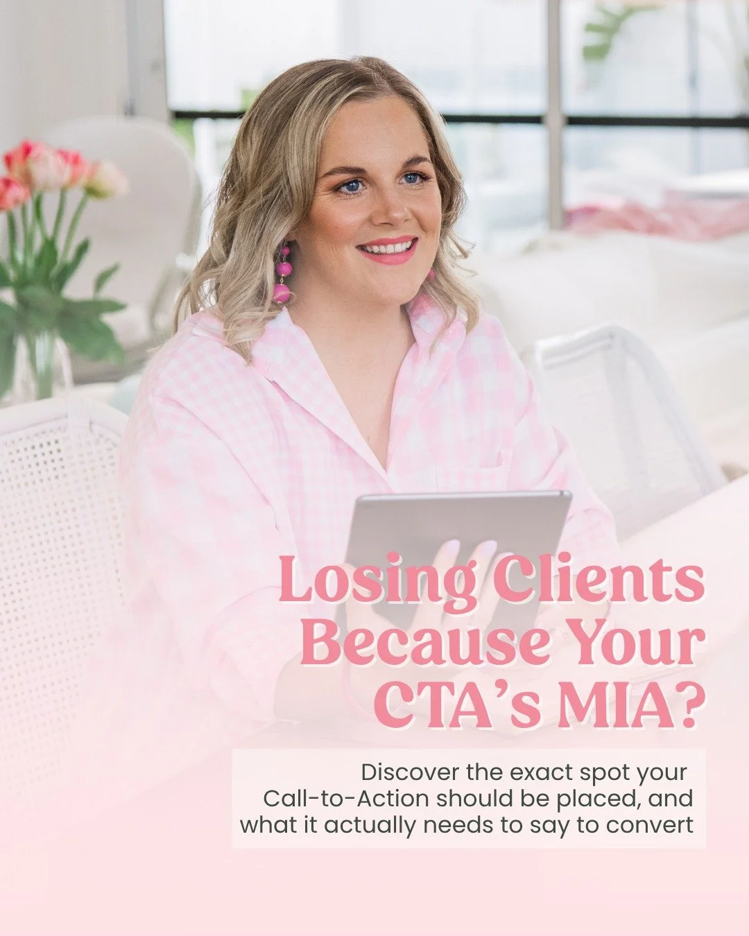 Get more clicks with confident, benefit-led CTA buttons.

&ldquo;Contact Me&rdquo; isn&rsquo;t a call to action&mdash;it&rsquo;s a whisper.

Your CTA should feel like the next natural step, so make sure it is placed accordingly. 
Don't hide it amongs