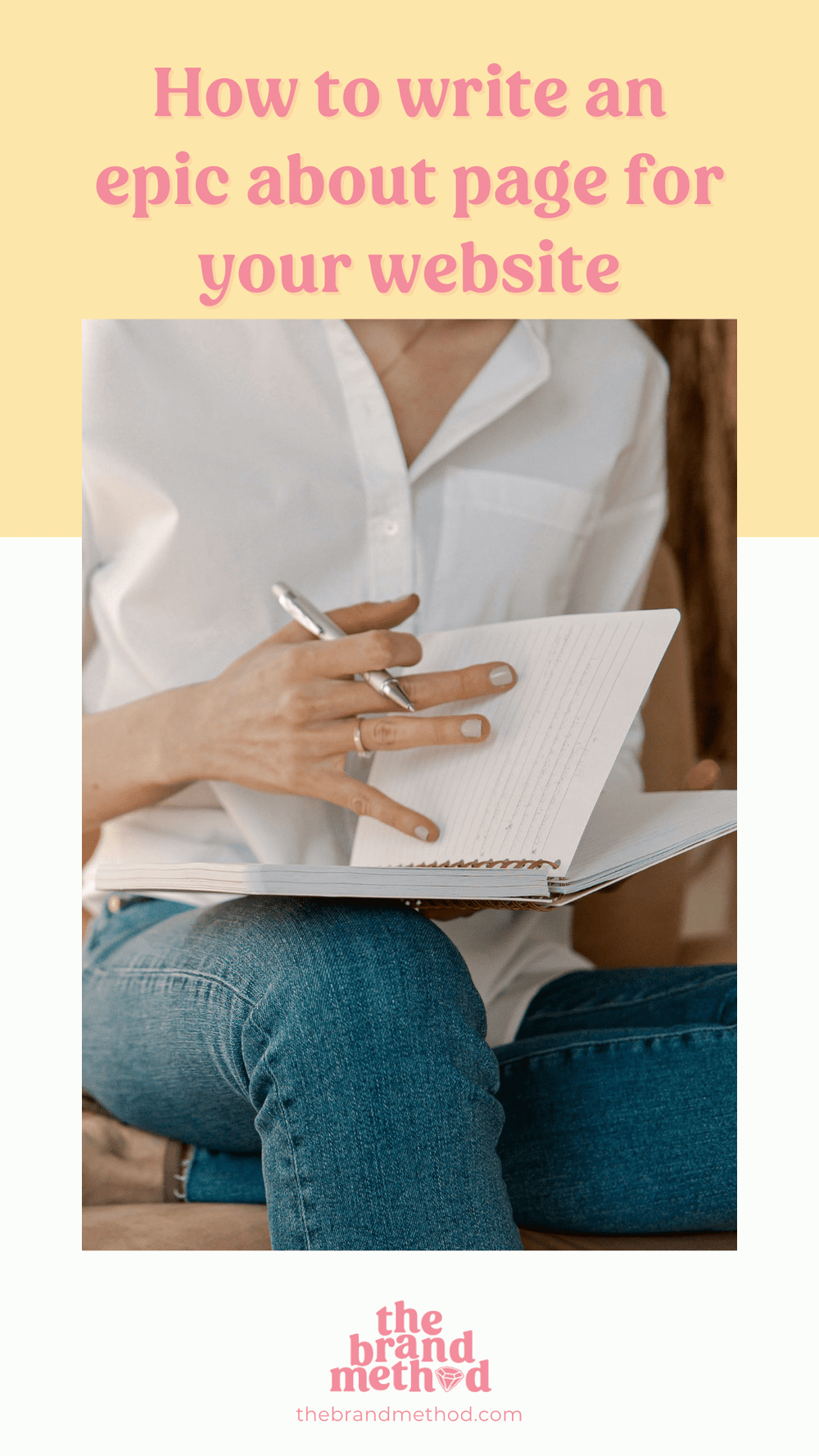 How to write an epic about page — The Brand Method