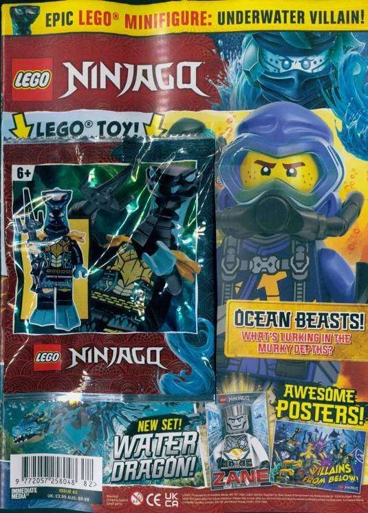 Ninjago Magazine Issue 82 with Maaray Guard Minifigure Foil Pack