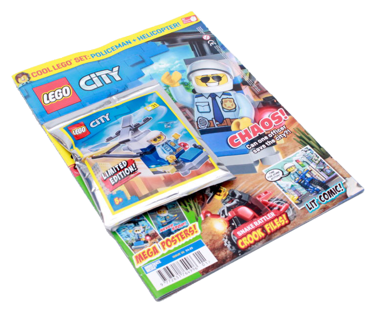 City Magazine Issue 35 with Policeman & Helicopter