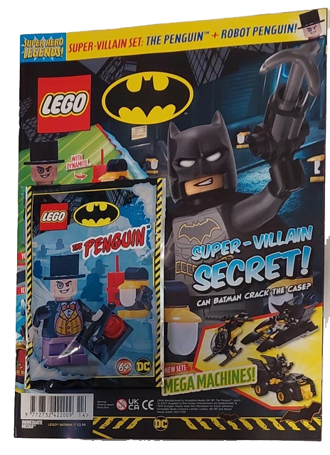 DC Super Heroes Batman Magazine Issue 17 With Penguin Foil Pack