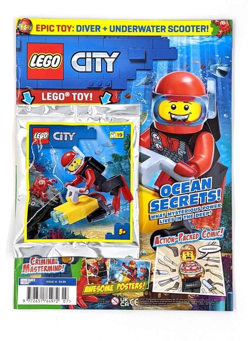 City Magazine Issue 41 with Diver + Crab Foil Pack