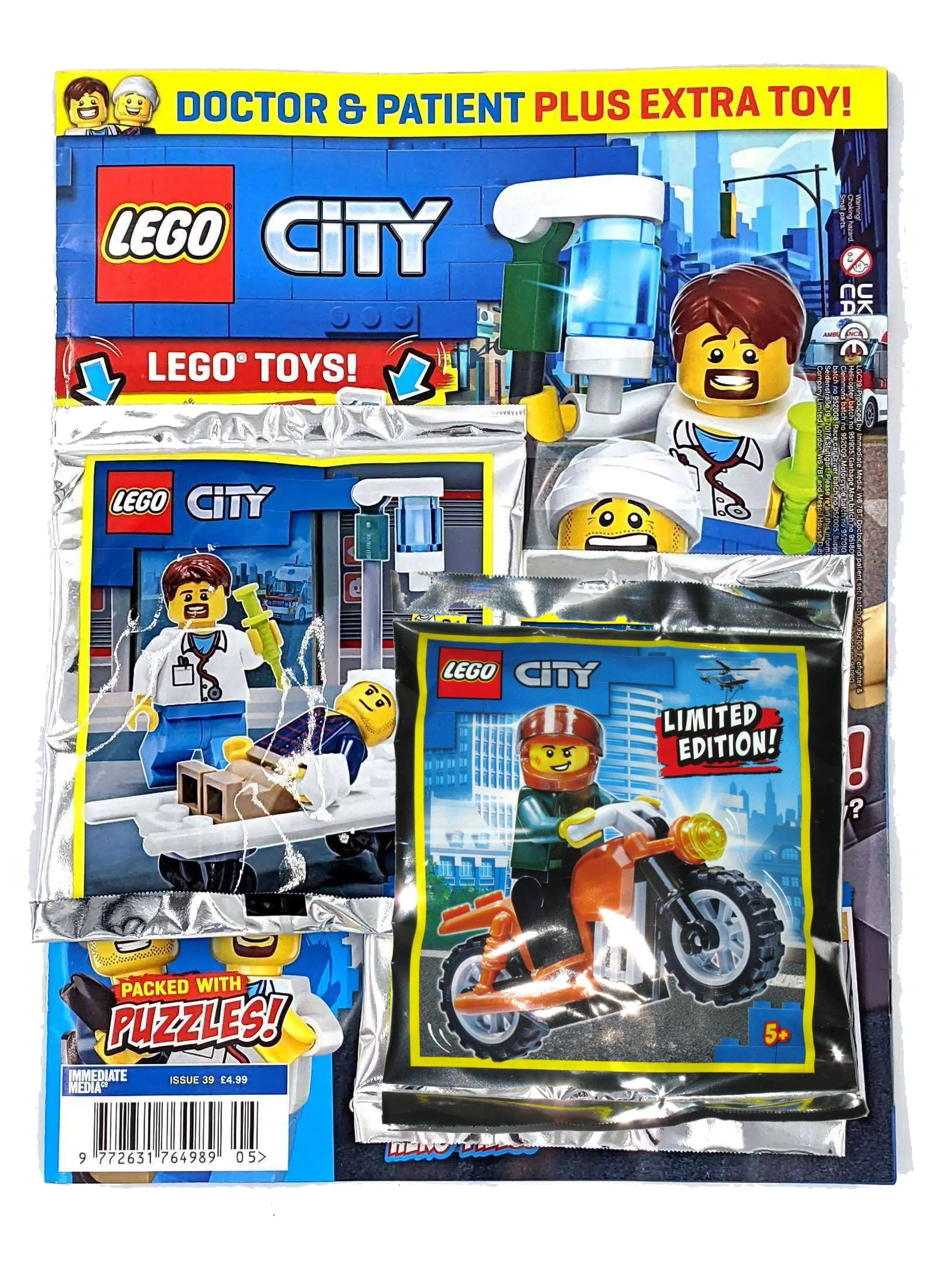 City Magazine Issue 39 With Doctor&Patient and Motorcycle Foil Pack