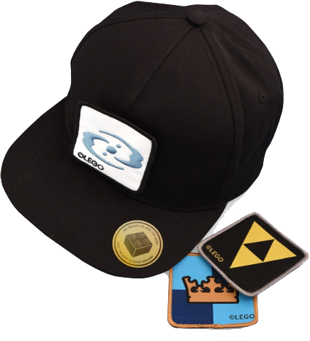 Customizable with BIONICLE, Blacktron I and Castle Logo Patches (Velcro Patch Cap)