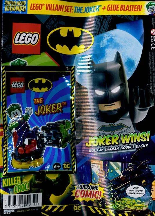 DC Super Heroes Batman Magazine Issue 16 With Joker Foil Pack