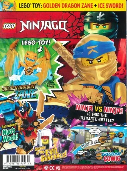 Ninjago Magazine Issue 93 with Zane Foil Pack