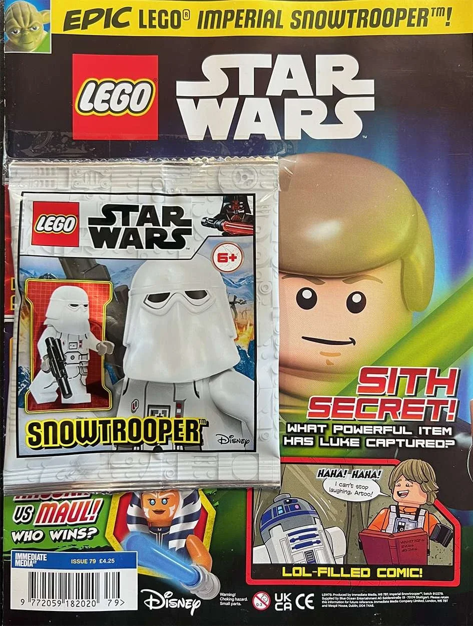 Star Wars Magazine Issue 79 with Snowtrooper Minifig Foil