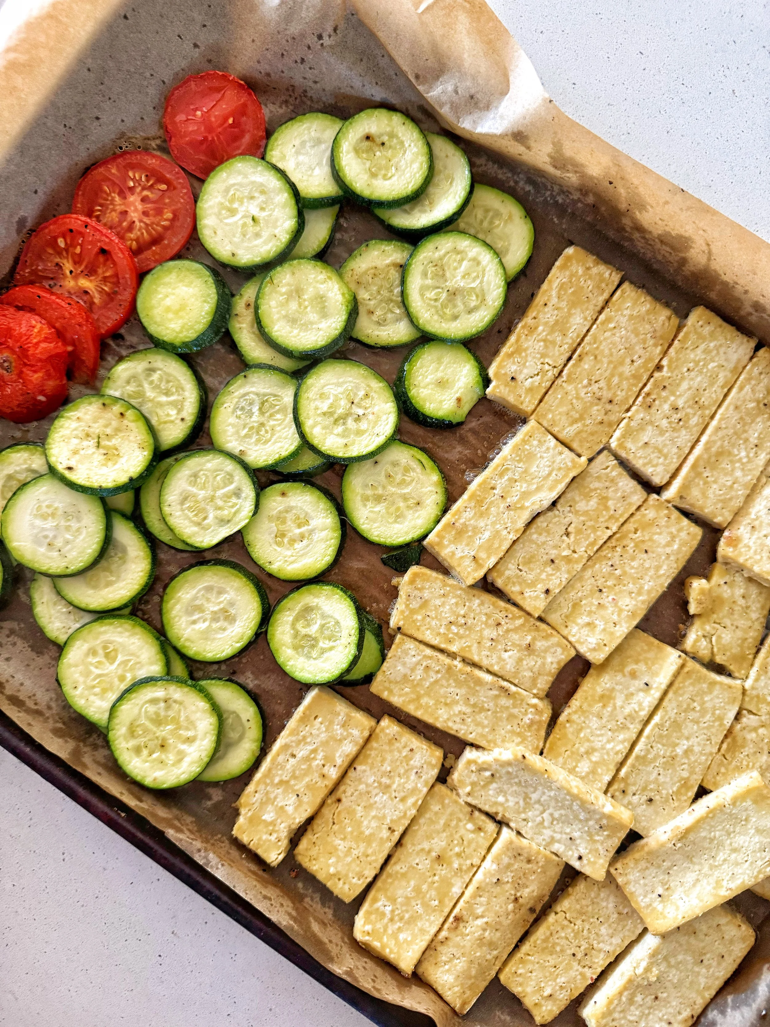 Roasted Veggie Sandwich With Protein