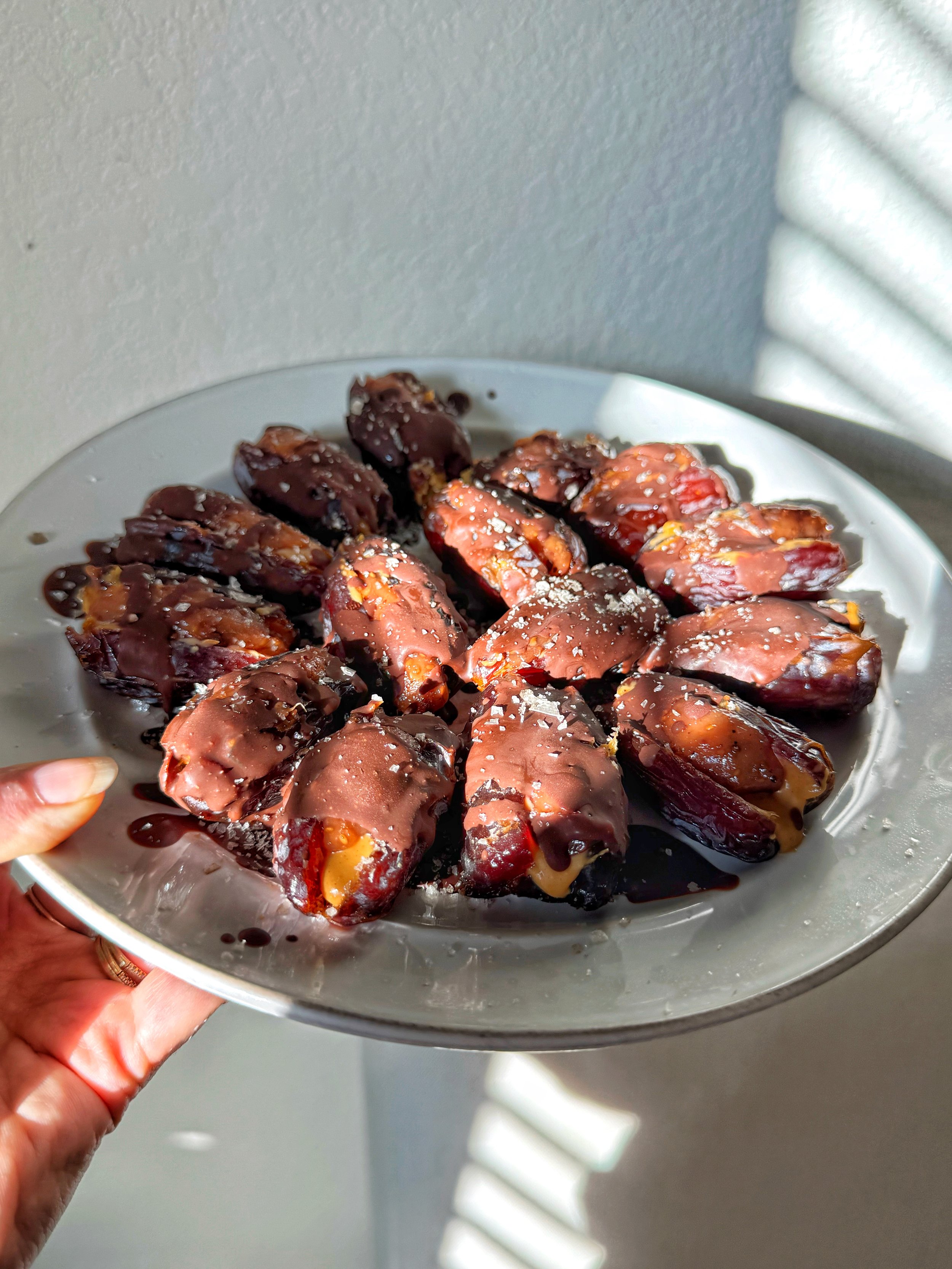 PB And J Stuffed Dates