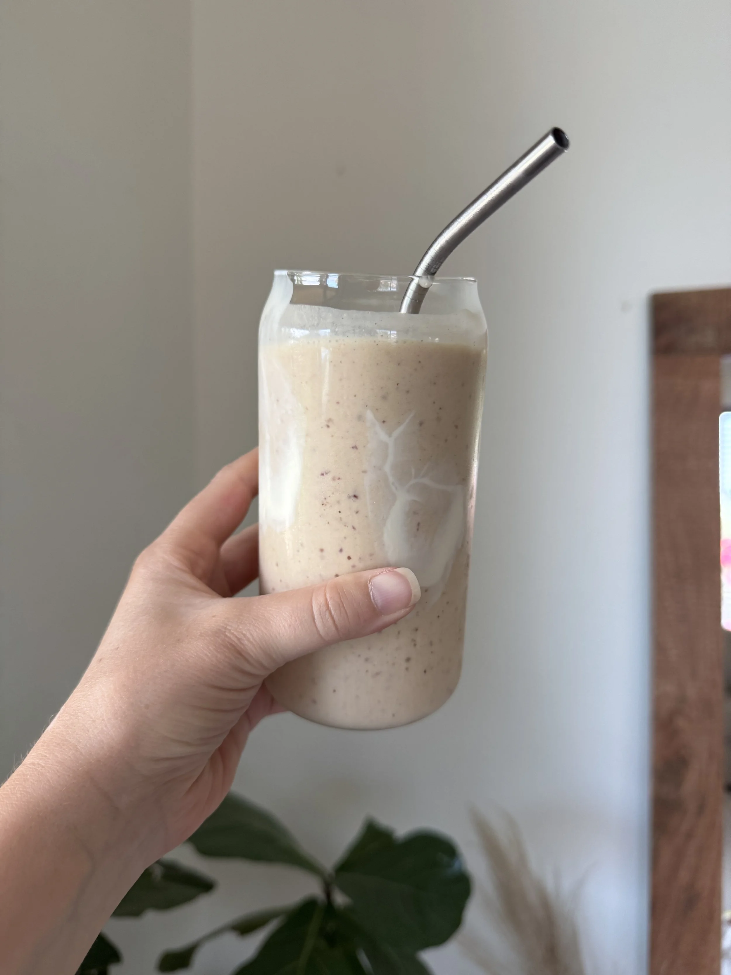 Peaches And Cream Protein Smoothie