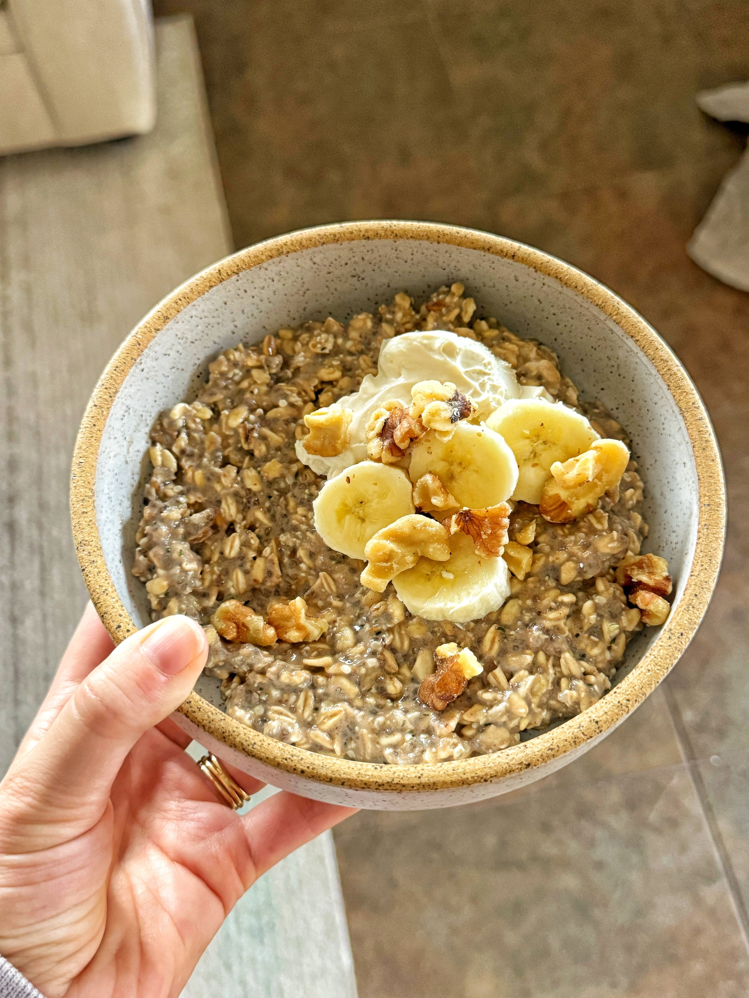 Banana Bread Overnight Oats