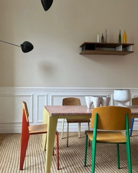 [ Form ] Vitra Dining by Jean Prouv&eacute; Jean Prouv&eacute;: &ldquo;There is no difference between building a piece of furniture and a building&rdquo; DOMUS