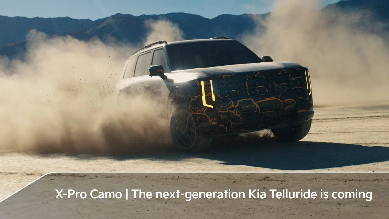 “Fireborne” by Charlie Ryan is featured in the ad for Kia Telluride’s next generation X-Pro Camo!