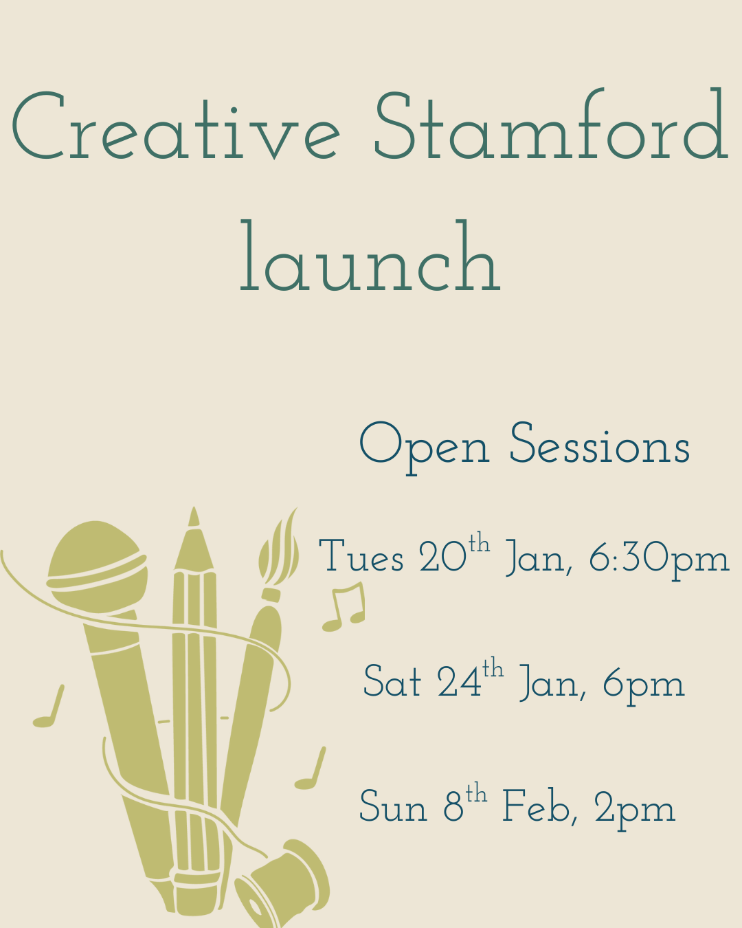Creative Stamford Launch Open Sessions