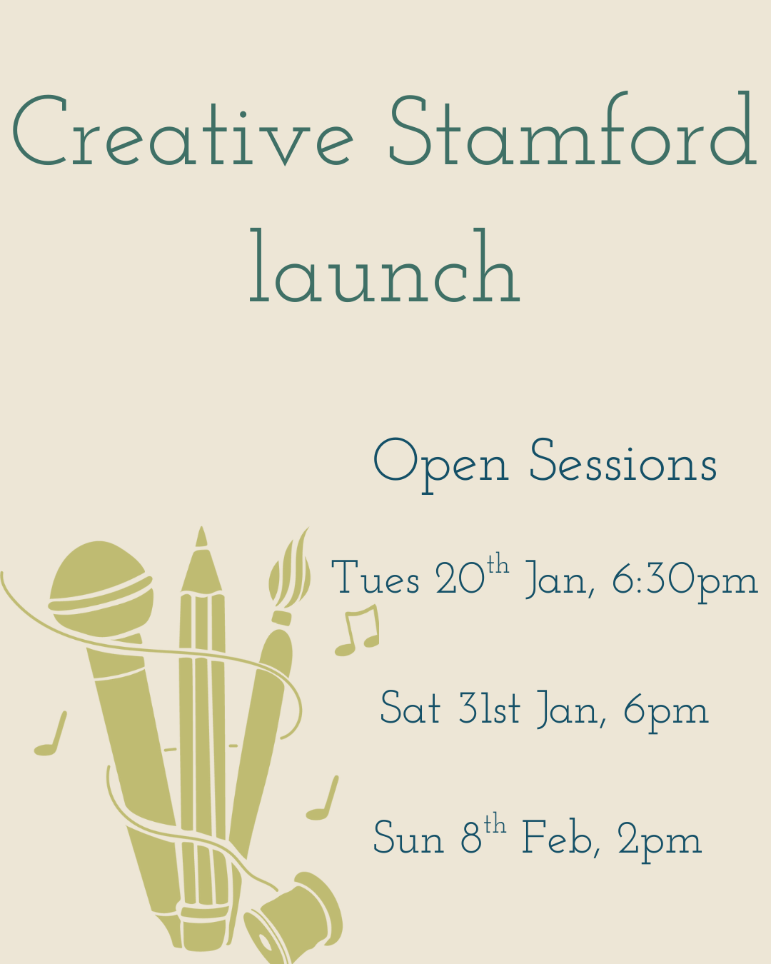 Creative Stamford Launch Open Sessions