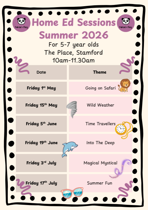 Panda's Play Home Education Sessions