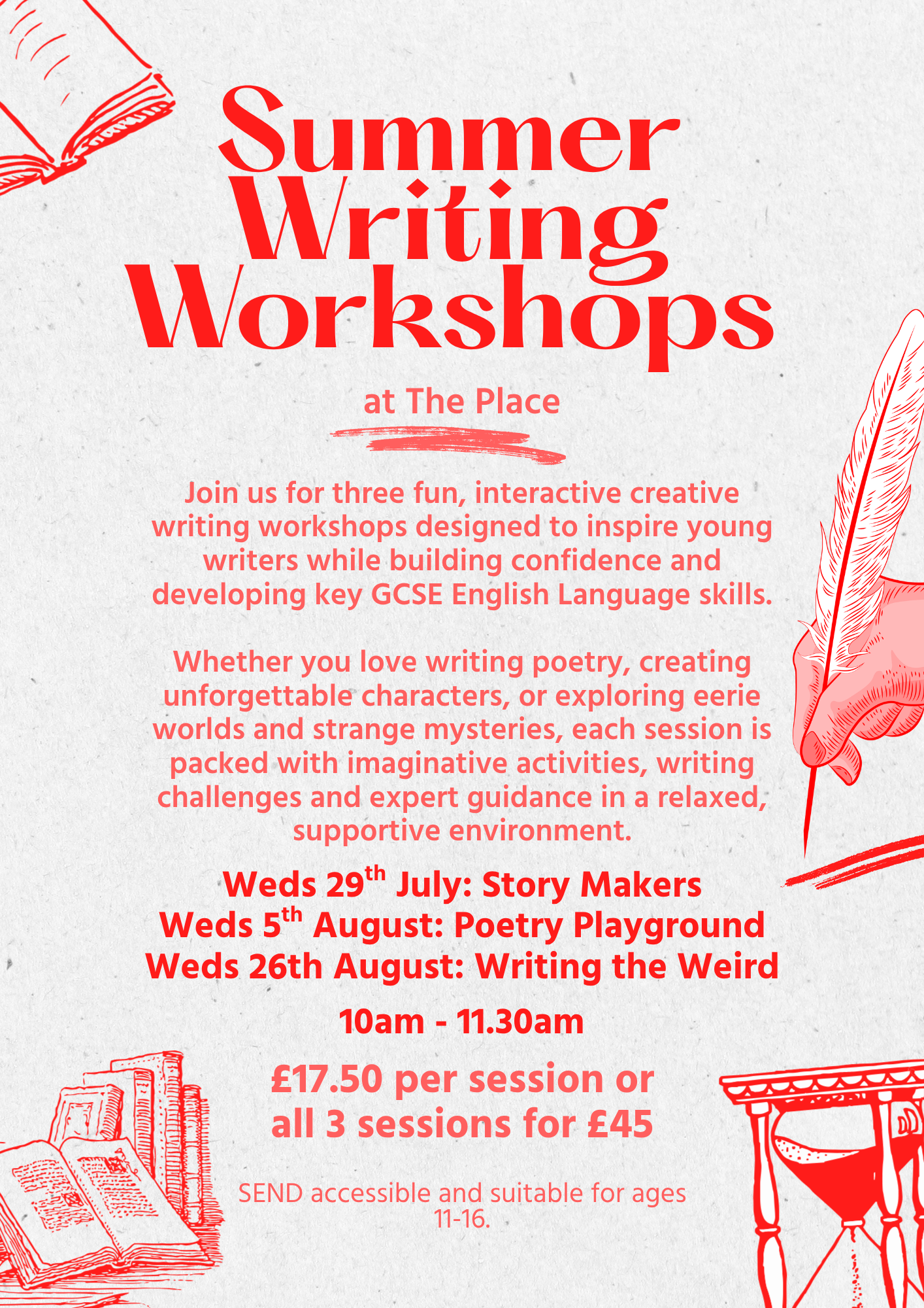 Summer Writing Workshops - Poetry Playground
