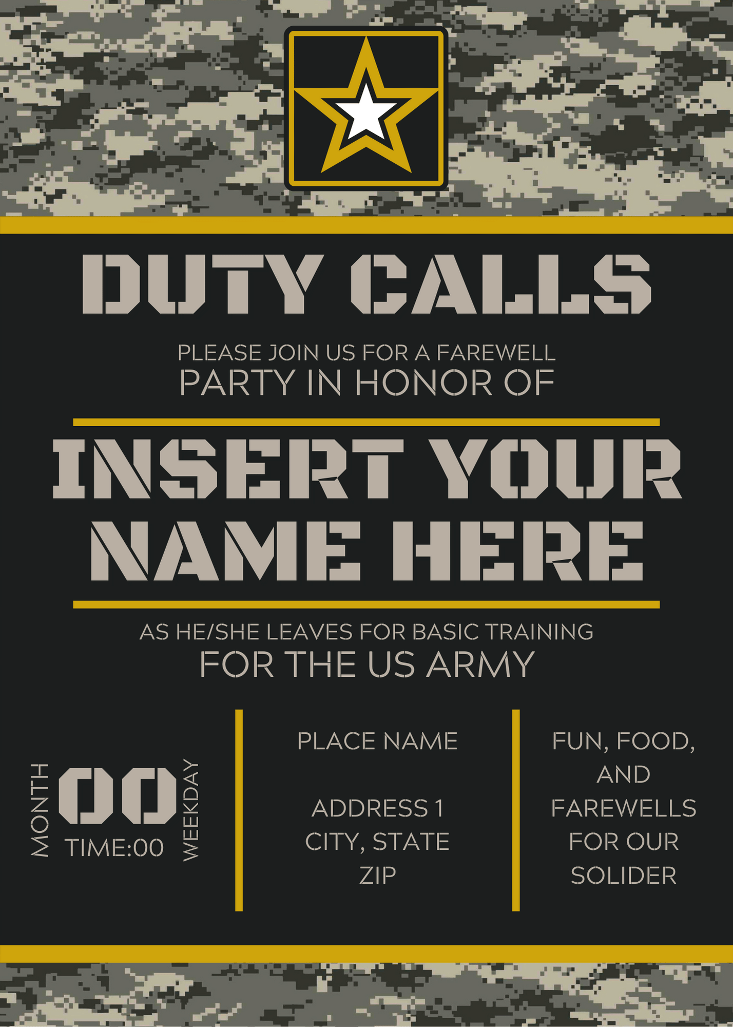 Army Send Off/Going Away Party — Michelle Henderson