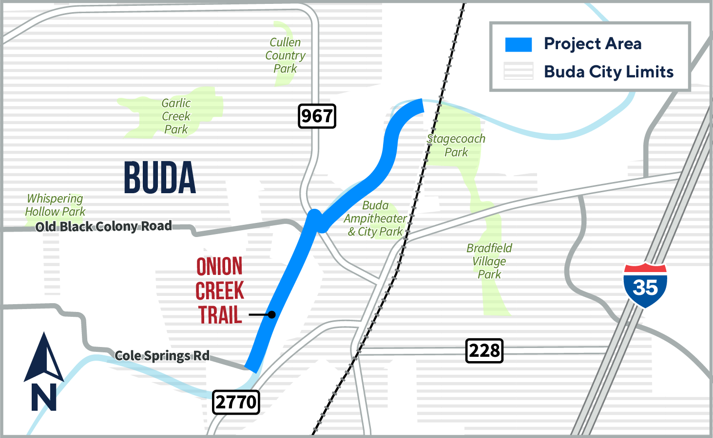 Onion Creek Trail — Buda Bonds 2021