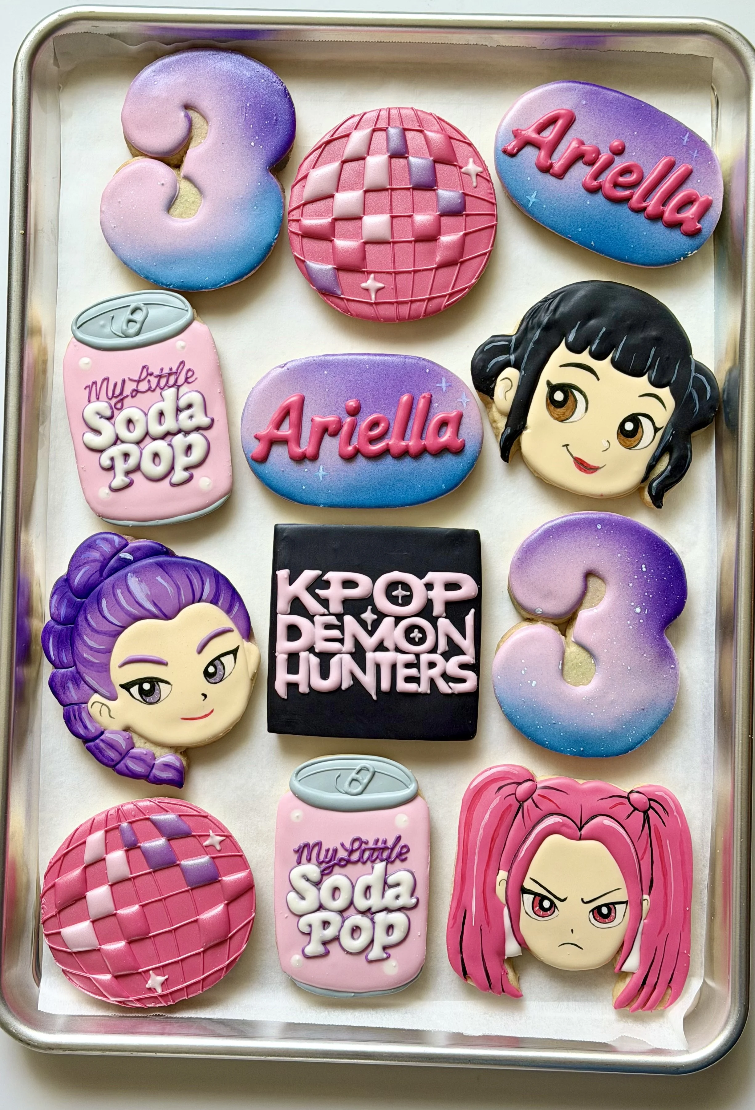Custom order cookies