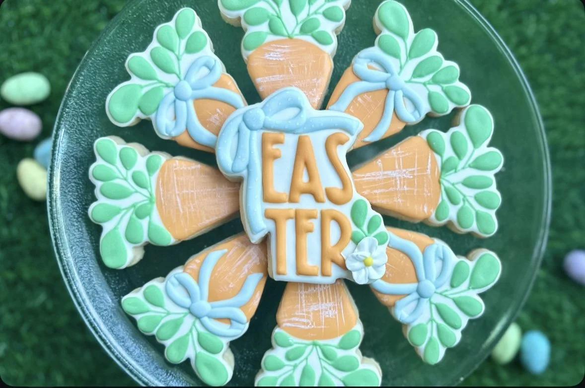 Easter carrot platter