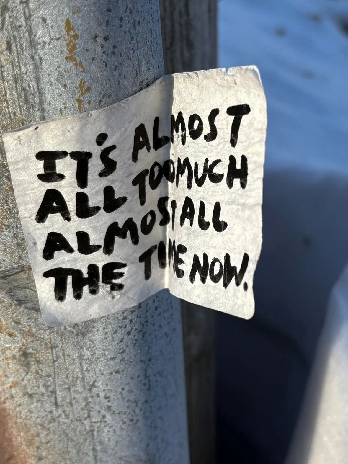 Kimberly Macdonald - postpartum comes in many forms. mine came with guilt so heavy, palpable. years of infertility - unviable, unviable, unviable. finally, I had everything I wanted, and I grieved who I once was. this work lives in that dichotomy. in