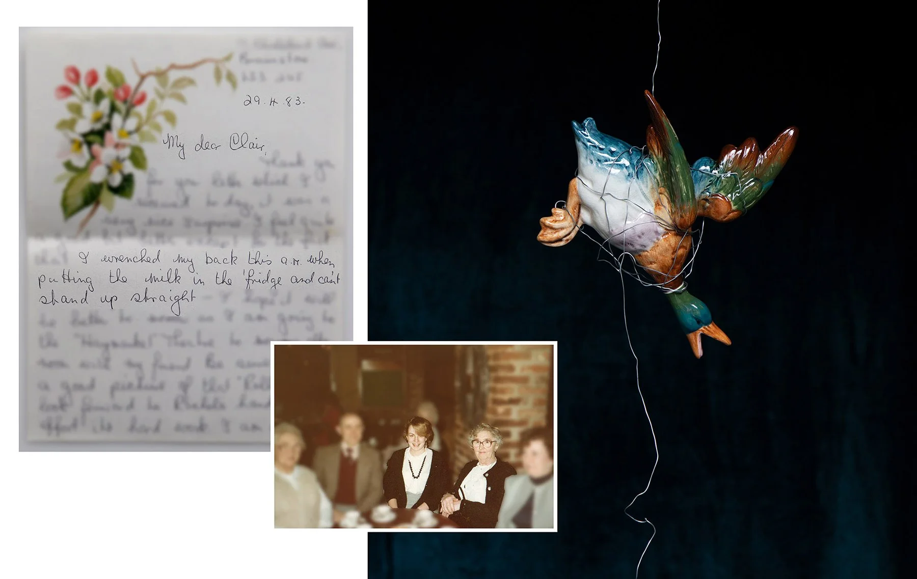 Clair Robins - “The Words That She Wrote” revisits the close bond Clair shared with her Grandma, Merle, through letters, photographs, and treasured belongings. Living in a world before digital communication, Merle valued language, expression, and the