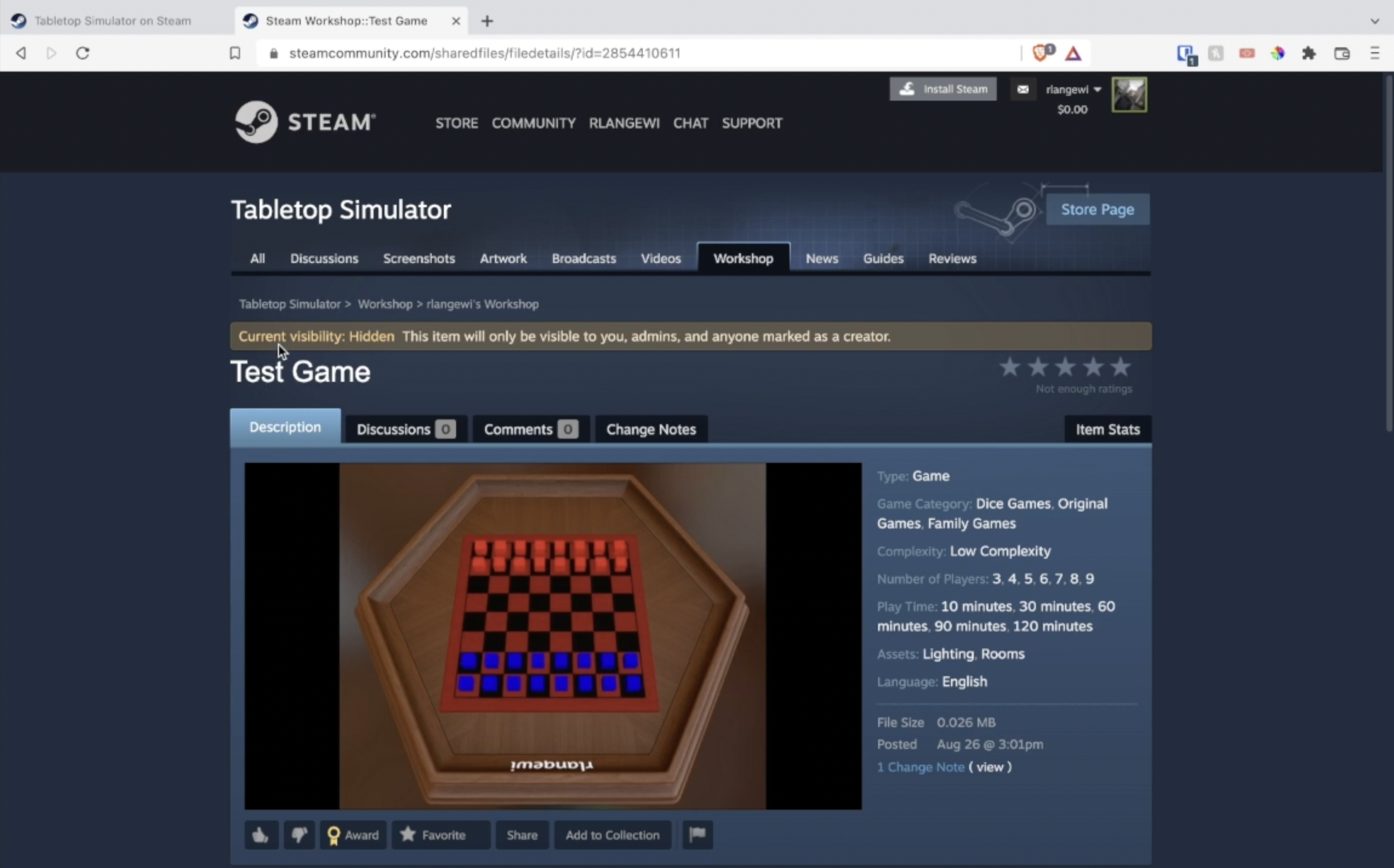 How To Upload Your Tabletop Simulator Content Tutorial