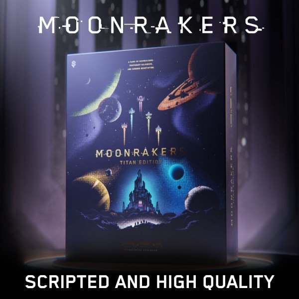 Moonrakers: Titan On Tabletop Simulator Kickstarter