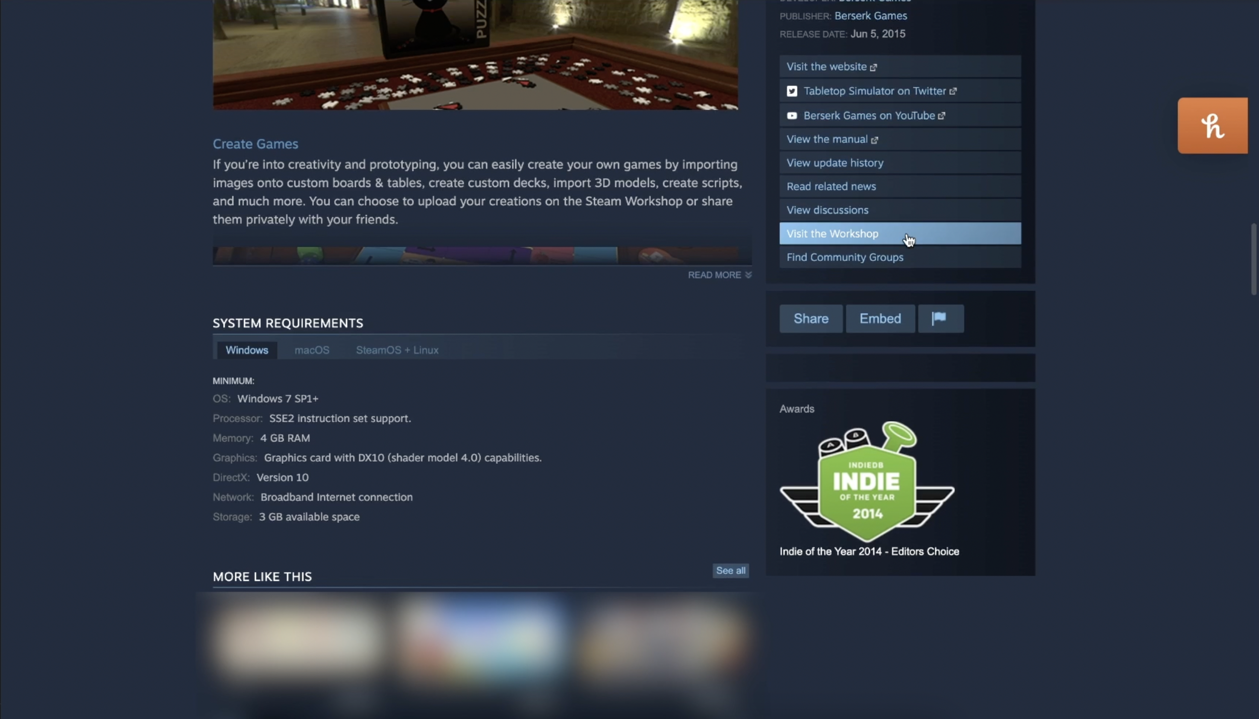 How to write a Steam store page short description - Game If You Are